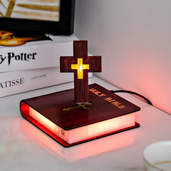 Levitating Cross lamp