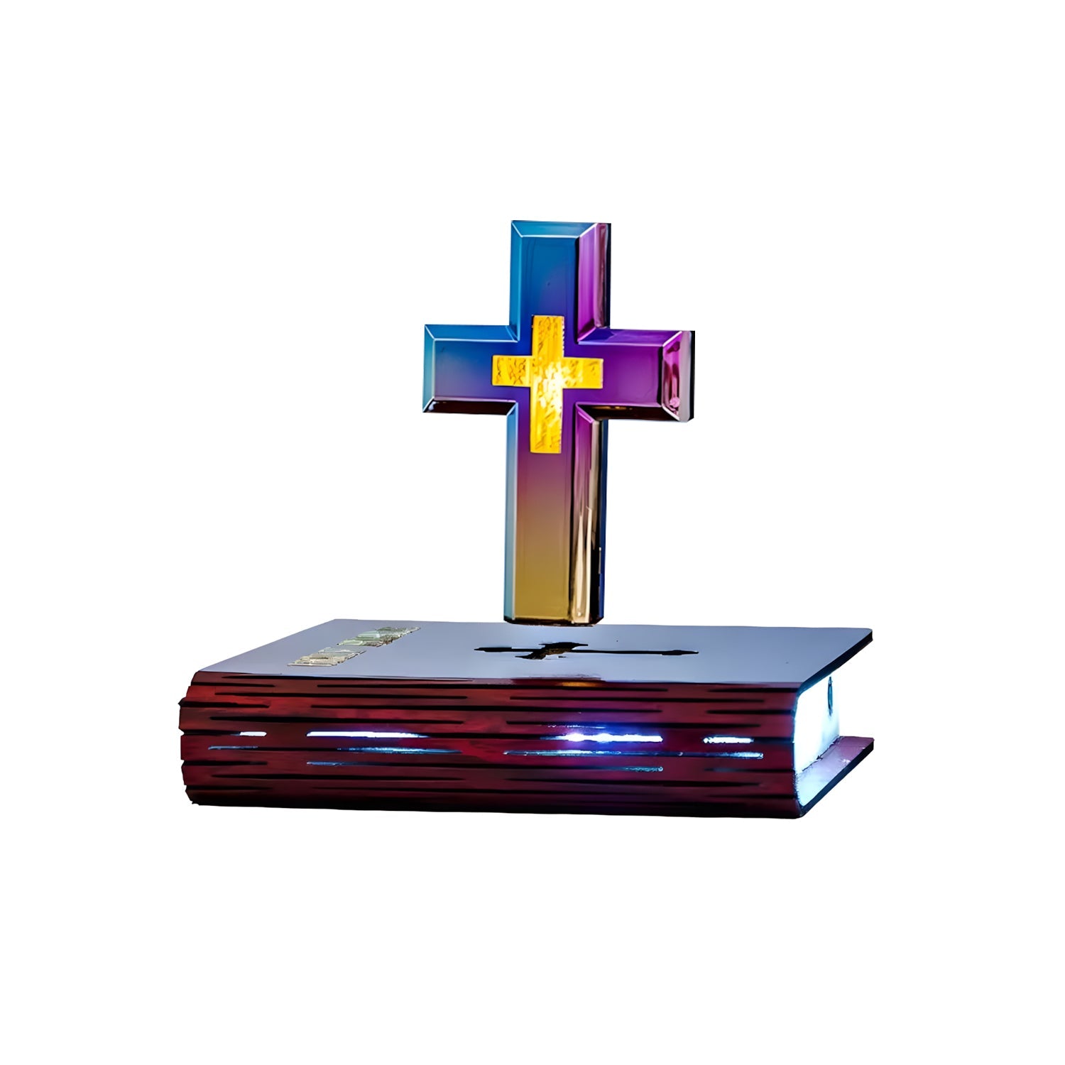 Levitating Cross lamp