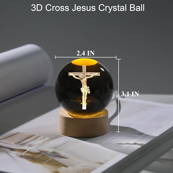 3D Cross Crystal Ball